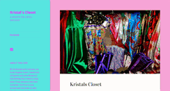 Desktop Screenshot of kristalscloset.com